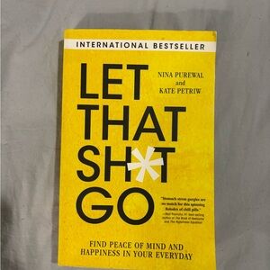 Let That Sh*t Go - Yellow Paperback Book